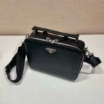 Replica Prada 2VH069 Brique Saffiano leather bag Black39783 - Image 3