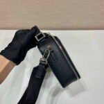 Replica Prada 2VH069 Brique Saffiano leather bag Black39783 - Image 5