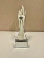 Replica Prada studded card holder with shoulder strap 1MR024 Silver40455 - Image 2