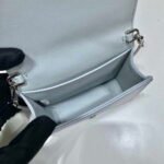 Replica Prada Crystal-studded card holder with shoulder strap 1MR024 White Crystal40004 - Image 8