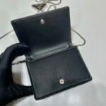 Replica Prada Crystal-studded card holder with shoulder strap 1MR024 Black Crystal39994 - Image 6
