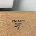 Replica Prada Leather bag with shoulder strap 1BH082 Apricot40026 - Image 2