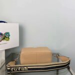 Replica Prada Leather bag with shoulder strap 1BH082 Apricot40026 - Image 3