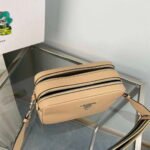 Replica Prada Leather bag with shoulder strap 1BH082 Apricot40026 - Image 6