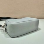 Replica Prada Leather bag with shoulder strap 1BH082 White40090 - Image 4