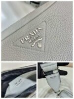 Replica Prada Leather bag with shoulder strap 1BH082 White40090 - Image 7