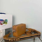 Replica Prada Leather bag with shoulder strap 1BH082 brown40080 - Image 2