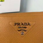 Replica Prada Leather bag with shoulder strap 1BH082 brown40080 - Image 3