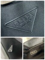Replica Prada 2VG092 Leather Tote Shoulder Bags Black39772 - Image 8