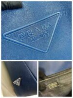 Replica Prada 2VG092 Leather Tote Shoulder Bags Blue39773 - Image 8