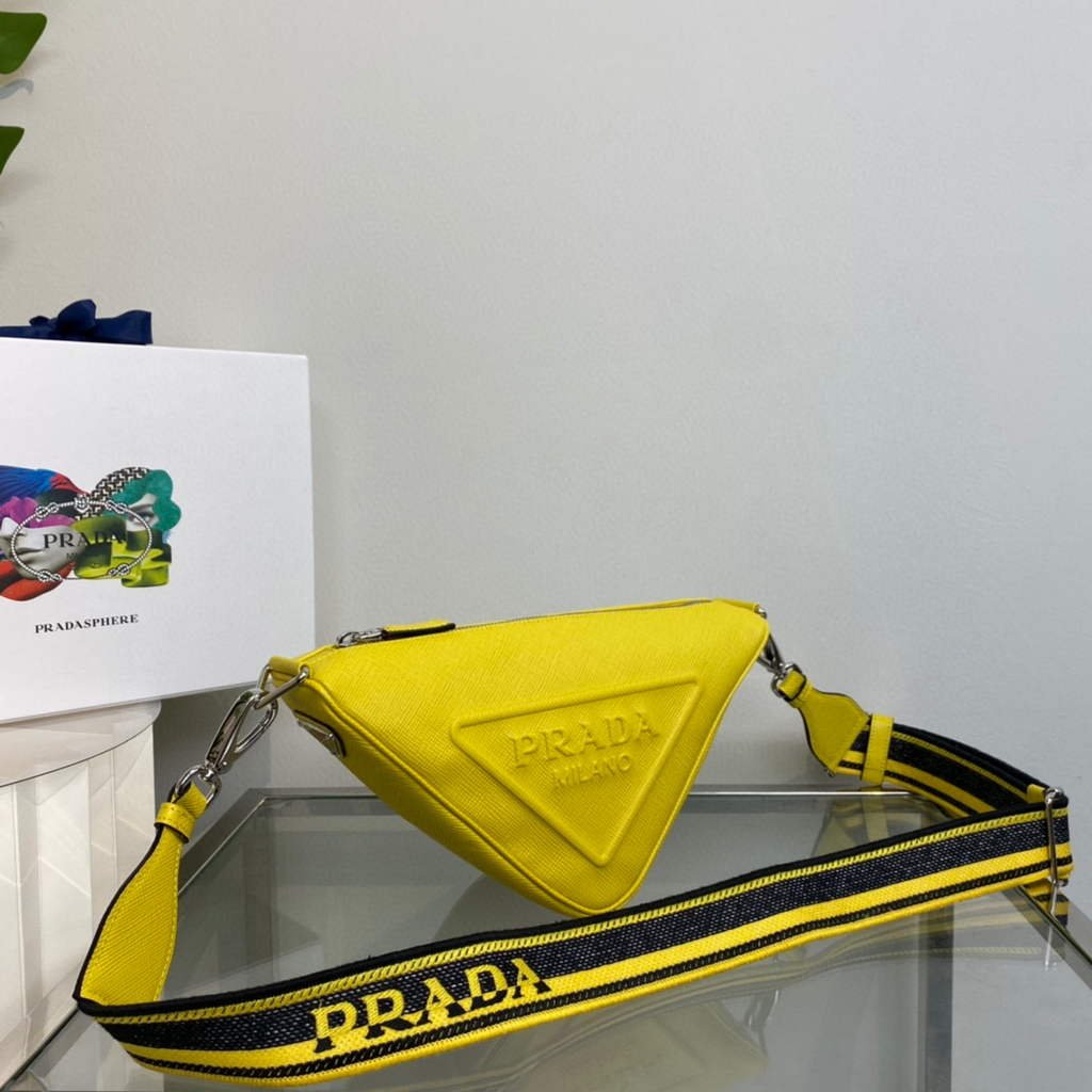 6532534068d6c.jpg Replica Prada Saffiano Prada Triangle bag 2VH155 Yellow40399 - Image 1