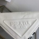 Replica Prada Saffiano Prada Triangle bag 2VH155 White40378 - Image 3