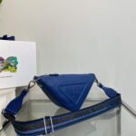 Replica Prada Saffiano Prada Triangle bag 2VH155 Blue40377