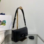 Replica Prada Brushed leather Prada Femme 1BD323 Black39935 - Image 2