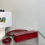 Replica Prada Brushed leather Prada Femme 1BD323 Red39955 - Image 4