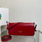 Replica Prada Brushed leather Prada Femme 1BD323 Red39955