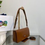 Replica Prada Brushed leather Prada Femme 1BD323 Brown39945 - Image 2