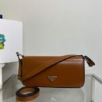 Replica Prada Brushed leather Prada Femme 1BD323 Brown39945 - Image 6