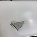 Replica Prada Brushed leather Prada Femme 1BD323 White39964 - Image 3