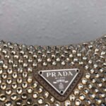 Replica Prada 1NE515 Satin mini-bag with artificial crystals apricot39594 - Image 3
