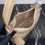 Replica Prada 1NE515 Satin mini-bag with artificial crystals apricot39594 - Image 6
