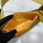 Replica Prada 1NE515 Satin mini-bag with artificial crystals Yellow39683 - Image 5