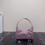 Replica Prada 1NE515 Satin mini-bag with artificial crystals Pink39654