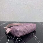 Replica Prada 1NE515 Satin mini-bag with artificial crystals Pink39654 - Image 3