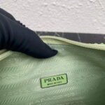 Replica Prada 1NE515 Satin mini-bag with artificial crystals Green39634 - Image 8