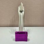 Replica Prada Cardholder with shoulder strap and sequins 1MR024 Purple39984 - Image 4