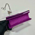 Replica Prada Cardholder with shoulder strap and sequins 1MR024 Purple39984 - Image 5