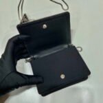 Replica Prada Cardholder with shoulder strap and sequins 1MR024 Black39974 - Image 6