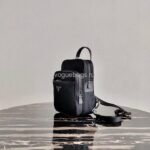Replica Prada 2VZ026 Nylon Backpack Bag in Black39906