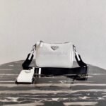 Replica Prada 2VH113 Saffiano leather shoulder Bag in White39858