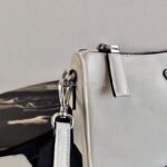 Replica Prada 2VH113 Saffiano leather shoulder Bag in White39858 - Image 6