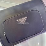 Replica Prada 2VD041 Re Nylon And Saffiano Leather Shoulder Bag in Black39724 - Image 4