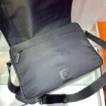 Replica Prada 2VD039 Re Nylon And Saffiano Leather Shoulder Bag in Black39723 - Image 4