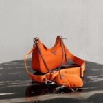 Replica Prada 1BH204 Prada Re-Edition 2005 Nylon Bag Orange39437