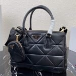 Replica Prada Small Prada Galleria Saffiano Leather bag 1BA863 Black40420 - Image 6