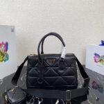 Replica Prada Small Prada Galleria Saffiano Leather bag 1BA863 Black40420 - Image 9