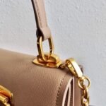 Replica Prada Saffiano Leather Symbole Bag 1BN021 Apricot40341 - Image 3