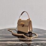 Replica Prada Saffiano Leather Symbole Bag 1BN021 Apricot40341 - Image 7