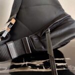 Replica Prada Re-Nylon and leather Backpack 2VZ092 Black40340 - Image 4