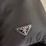 Replica Prada Re-Nylon and leather Backpack 2VZ092 Black40340 - Image 6