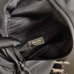Replica Prada Re-Nylon and leather Backpack 2VZ092 Black40340 - Image 7