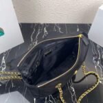 Replica Prada Nylon Vintage Chain Stray Bag 1BD630 Black40250 - Image 7