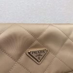 Replica Prada Nylon Vintage Chain Stray Bag 1BD630 Apricot40232 - Image 3