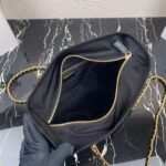 Replica Prada Nylon Vintage Chain Stray Bag 1BD625 Black40231 - Image 6
