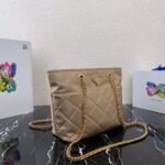 Replica Prada Nylon Vintage Chain Stray Bag 1BD625 Apricot40212 - Image 2