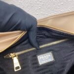 Replica Prada Nylon Vintage Chain Stray Bag 1BD625 Apricot40212 - Image 8